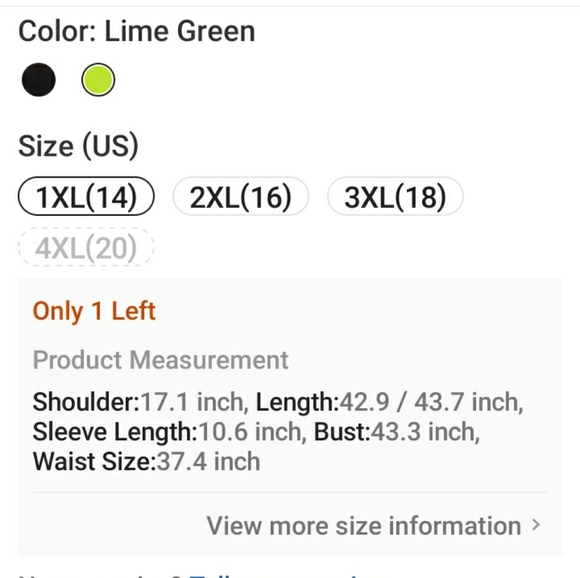 SHEIN Limegreen Top - Picture 6 of 6